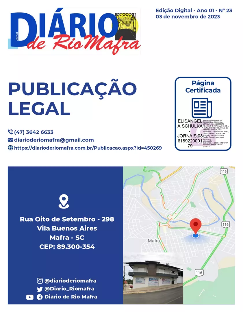 Publicação Legal nº 23